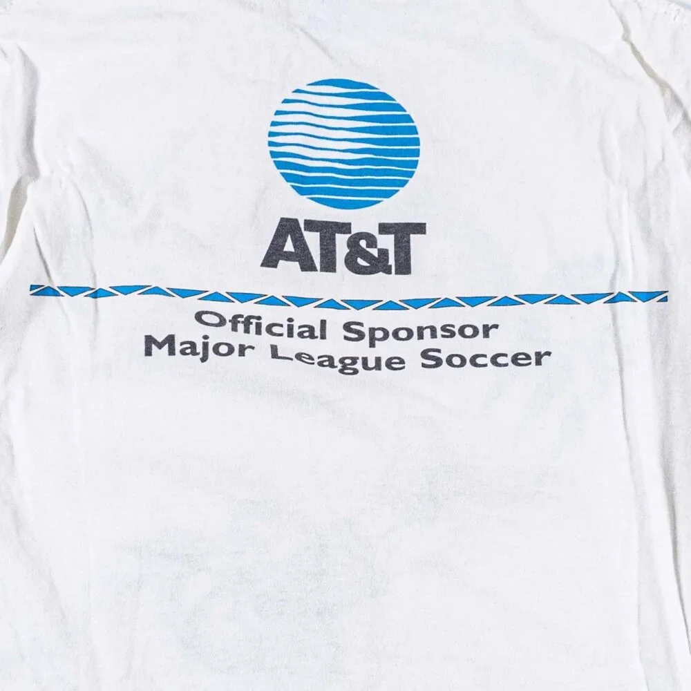 Vtg 90s Miami Fusion FC Soccer T-Shirt Mens Large AT&T Promo MLS Rare Blokecore